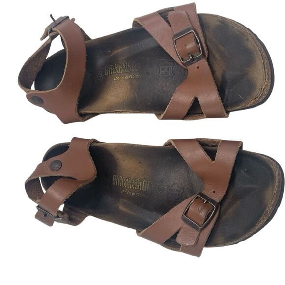 Birkenstock Rio Birko-Flor Brown Sandals Size 7.5 US / 38 - Picture 6 of 15